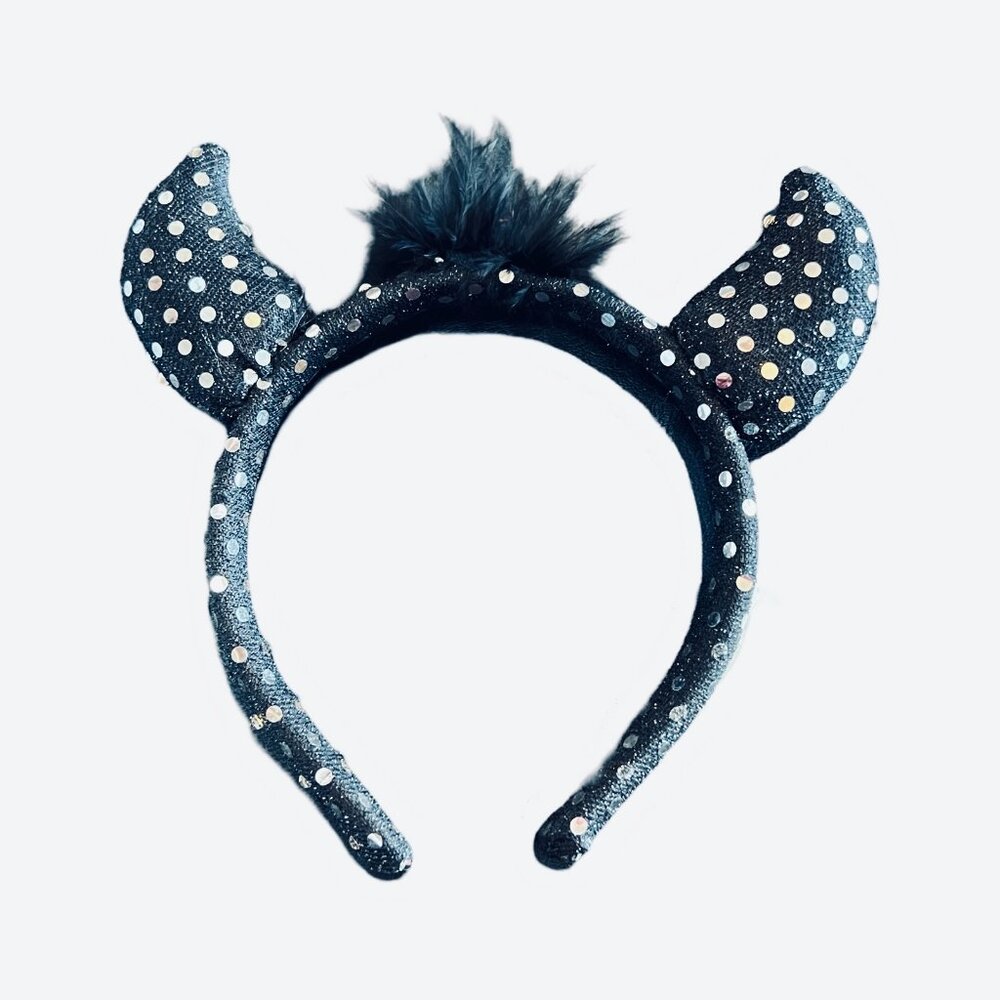 Black Sparkle | Devil Horn | Costume | Headband